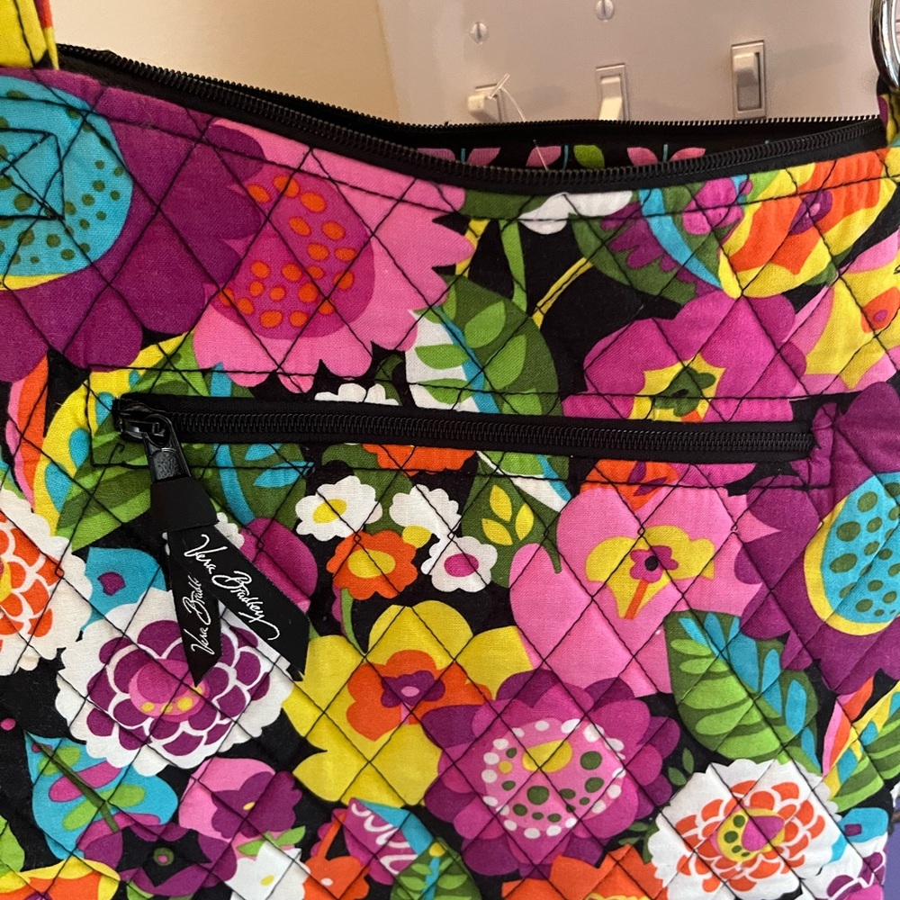 Vera Bradley Multicolor Floral Quilted Shoulder Bag